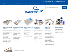 Tablet Screenshot of matezex.cz
